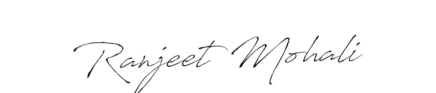Use a signature maker to create a handwritten signature online. With this signature software, you can design (Antro_Vectra) your own signature for name Ranjeet Mohali. Ranjeet Mohali signature style 6 images and pictures png