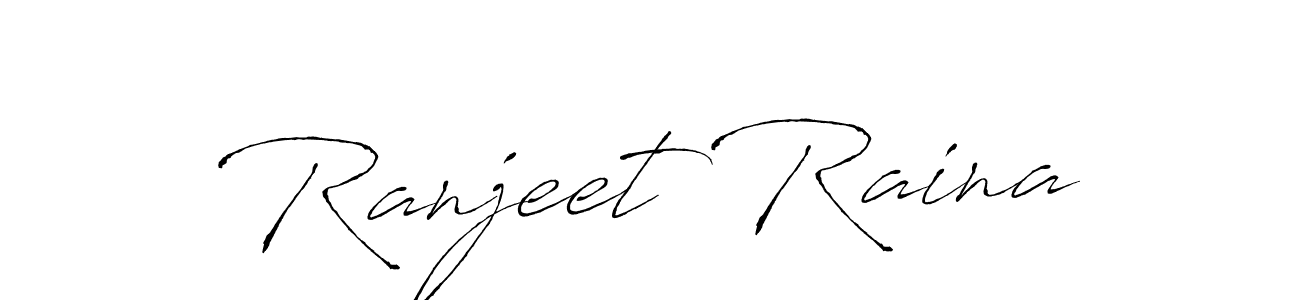 You should practise on your own different ways (Antro_Vectra) to write your name (Ranjeet Raina) in signature. don't let someone else do it for you. Ranjeet Raina signature style 6 images and pictures png