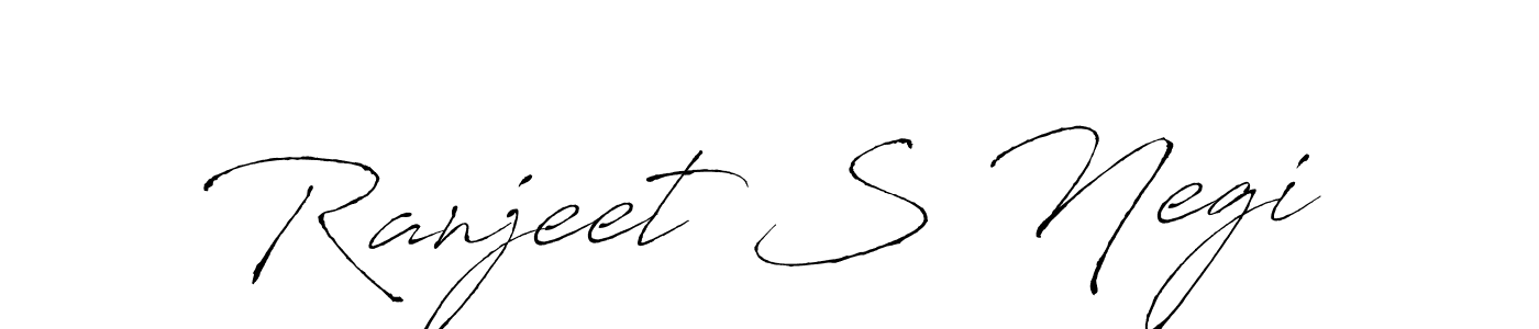 How to make Ranjeet S Negi signature? Antro_Vectra is a professional autograph style. Create handwritten signature for Ranjeet S Negi name. Ranjeet S Negi signature style 6 images and pictures png