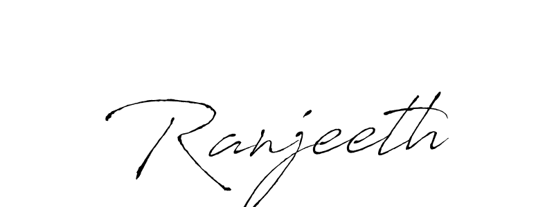 How to make Ranjeeth signature? Antro_Vectra is a professional autograph style. Create handwritten signature for Ranjeeth name. Ranjeeth signature style 6 images and pictures png