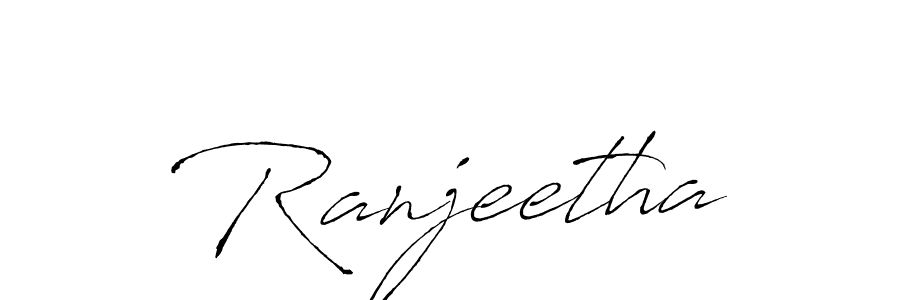 Use a signature maker to create a handwritten signature online. With this signature software, you can design (Antro_Vectra) your own signature for name Ranjeetha. Ranjeetha signature style 6 images and pictures png