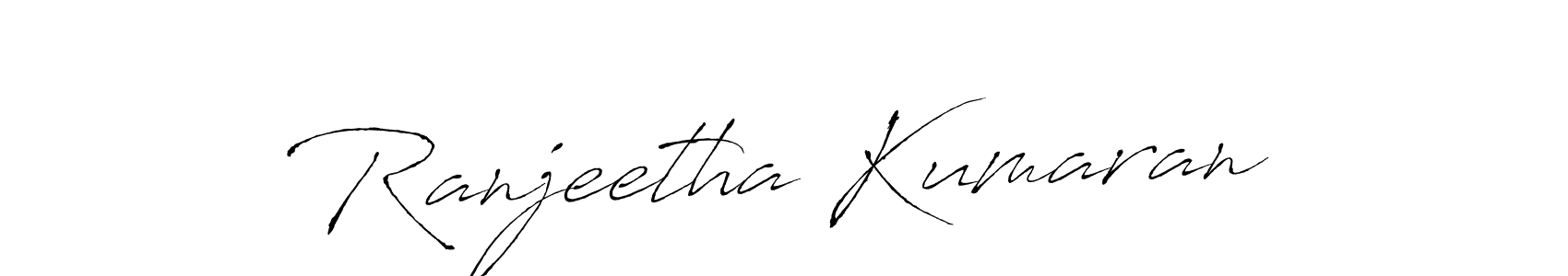 Ranjeetha Kumaran stylish signature style. Best Handwritten Sign (Antro_Vectra) for my name. Handwritten Signature Collection Ideas for my name Ranjeetha Kumaran. Ranjeetha Kumaran signature style 6 images and pictures png