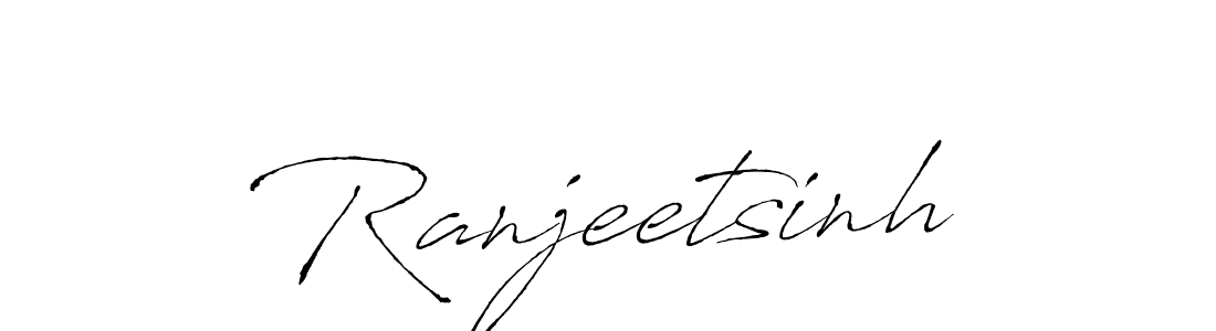 Design your own signature with our free online signature maker. With this signature software, you can create a handwritten (Antro_Vectra) signature for name Ranjeetsinh. Ranjeetsinh signature style 6 images and pictures png