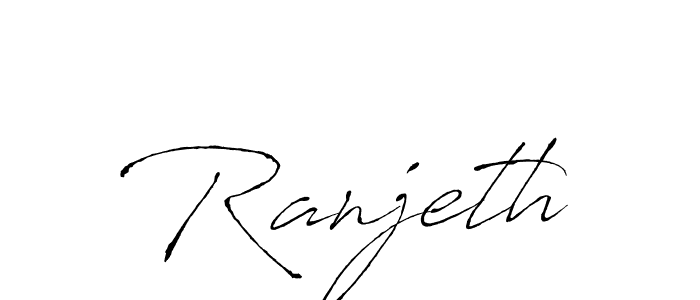 Make a short Ranjeth signature style. Manage your documents anywhere anytime using Antro_Vectra. Create and add eSignatures, submit forms, share and send files easily. Ranjeth signature style 6 images and pictures png