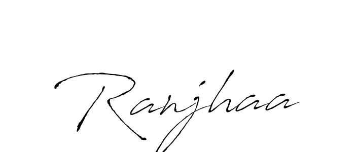 How to make Ranjhaa signature? Antro_Vectra is a professional autograph style. Create handwritten signature for Ranjhaa name. Ranjhaa signature style 6 images and pictures png