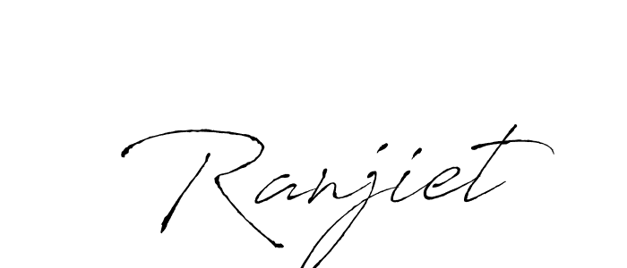 Antro_Vectra is a professional signature style that is perfect for those who want to add a touch of class to their signature. It is also a great choice for those who want to make their signature more unique. Get Ranjiet name to fancy signature for free. Ranjiet signature style 6 images and pictures png