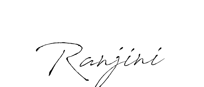 Create a beautiful signature design for name Ranjini. With this signature (Antro_Vectra) fonts, you can make a handwritten signature for free. Ranjini signature style 6 images and pictures png