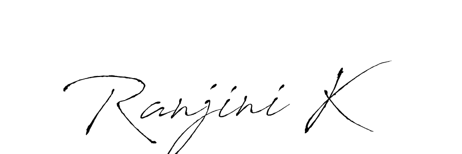 You can use this online signature creator to create a handwritten signature for the name Ranjini K. This is the best online autograph maker. Ranjini K signature style 6 images and pictures png