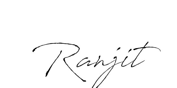 Design your own signature with our free online signature maker. With this signature software, you can create a handwritten (Antro_Vectra) signature for name Ranjit. Ranjit signature style 6 images and pictures png