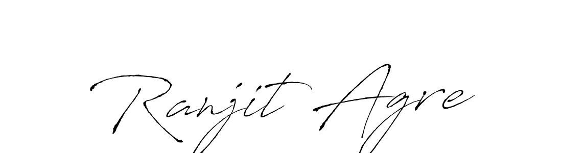 Ranjit Agre stylish signature style. Best Handwritten Sign (Antro_Vectra) for my name. Handwritten Signature Collection Ideas for my name Ranjit Agre. Ranjit Agre signature style 6 images and pictures png