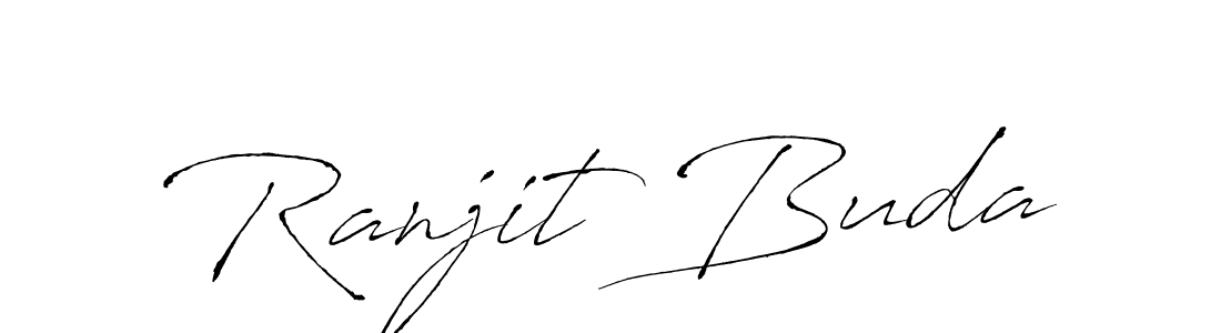 You should practise on your own different ways (Antro_Vectra) to write your name (Ranjit Buda) in signature. don't let someone else do it for you. Ranjit Buda signature style 6 images and pictures png