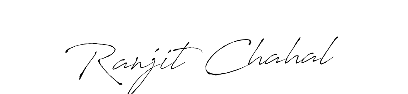 Antro_Vectra is a professional signature style that is perfect for those who want to add a touch of class to their signature. It is also a great choice for those who want to make their signature more unique. Get Ranjit Chahal name to fancy signature for free. Ranjit Chahal signature style 6 images and pictures png