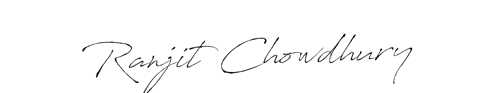 Antro_Vectra is a professional signature style that is perfect for those who want to add a touch of class to their signature. It is also a great choice for those who want to make their signature more unique. Get Ranjit Chowdhury name to fancy signature for free. Ranjit Chowdhury signature style 6 images and pictures png