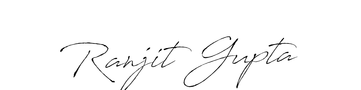 How to make Ranjit Gupta signature? Antro_Vectra is a professional autograph style. Create handwritten signature for Ranjit Gupta name. Ranjit Gupta signature style 6 images and pictures png