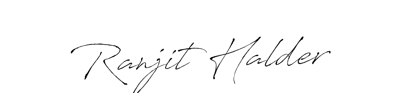 Create a beautiful signature design for name Ranjit Halder. With this signature (Antro_Vectra) fonts, you can make a handwritten signature for free. Ranjit Halder signature style 6 images and pictures png