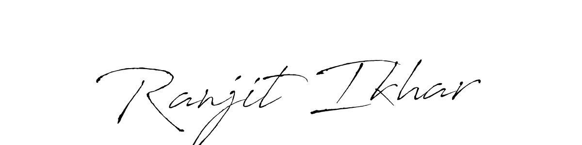 Make a beautiful signature design for name Ranjit Ikhar. Use this online signature maker to create a handwritten signature for free. Ranjit Ikhar signature style 6 images and pictures png