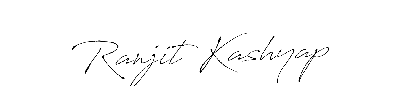 You should practise on your own different ways (Antro_Vectra) to write your name (Ranjit Kashyap) in signature. don't let someone else do it for you. Ranjit Kashyap signature style 6 images and pictures png