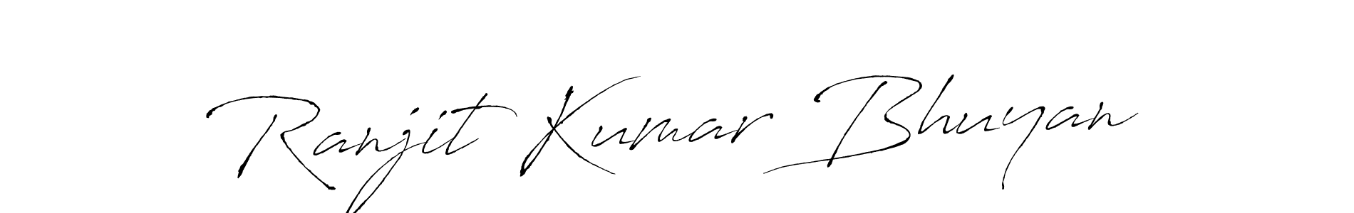 Ranjit Kumar Bhuyan stylish signature style. Best Handwritten Sign (Antro_Vectra) for my name. Handwritten Signature Collection Ideas for my name Ranjit Kumar Bhuyan. Ranjit Kumar Bhuyan signature style 6 images and pictures png