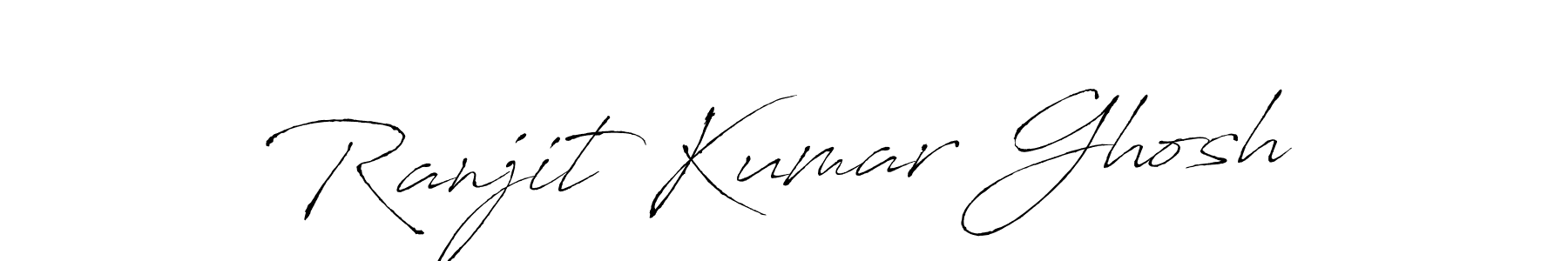 How to make Ranjit Kumar Ghosh signature? Antro_Vectra is a professional autograph style. Create handwritten signature for Ranjit Kumar Ghosh name. Ranjit Kumar Ghosh signature style 6 images and pictures png