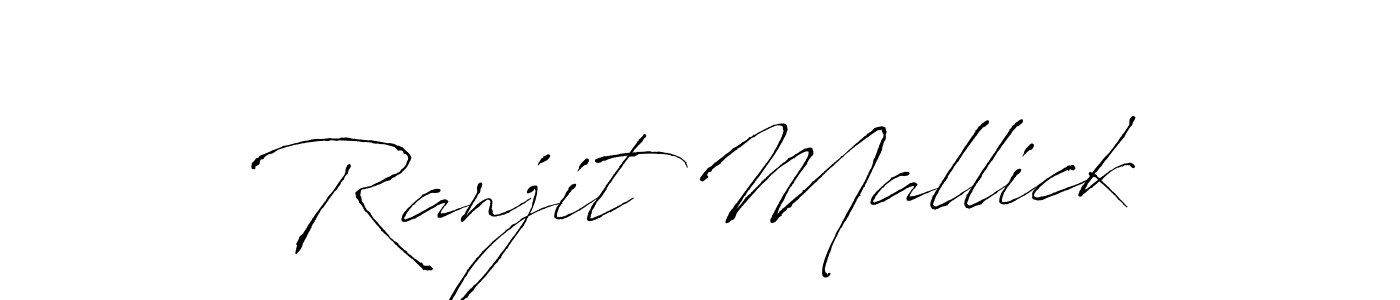 Use a signature maker to create a handwritten signature online. With this signature software, you can design (Antro_Vectra) your own signature for name Ranjit Mallick. Ranjit Mallick signature style 6 images and pictures png