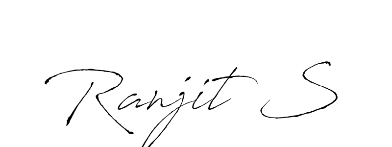 Also we have Ranjit S name is the best signature style. Create professional handwritten signature collection using Antro_Vectra autograph style. Ranjit S signature style 6 images and pictures png