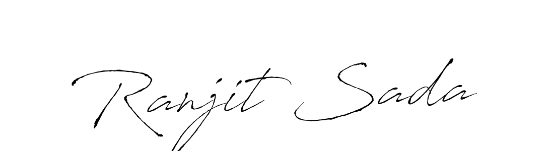 How to make Ranjit Sada signature? Antro_Vectra is a professional autograph style. Create handwritten signature for Ranjit Sada name. Ranjit Sada signature style 6 images and pictures png