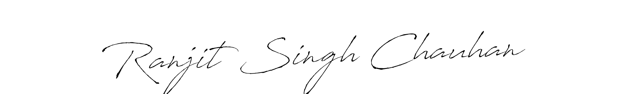 How to make Ranjit Singh Chauhan signature? Antro_Vectra is a professional autograph style. Create handwritten signature for Ranjit Singh Chauhan name. Ranjit Singh Chauhan signature style 6 images and pictures png