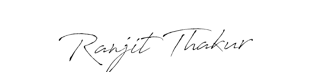 This is the best signature style for the Ranjit Thakur name. Also you like these signature font (Antro_Vectra). Mix name signature. Ranjit Thakur signature style 6 images and pictures png