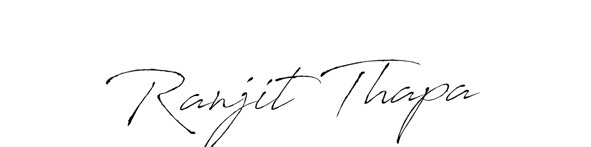 Use a signature maker to create a handwritten signature online. With this signature software, you can design (Antro_Vectra) your own signature for name Ranjit Thapa. Ranjit Thapa signature style 6 images and pictures png