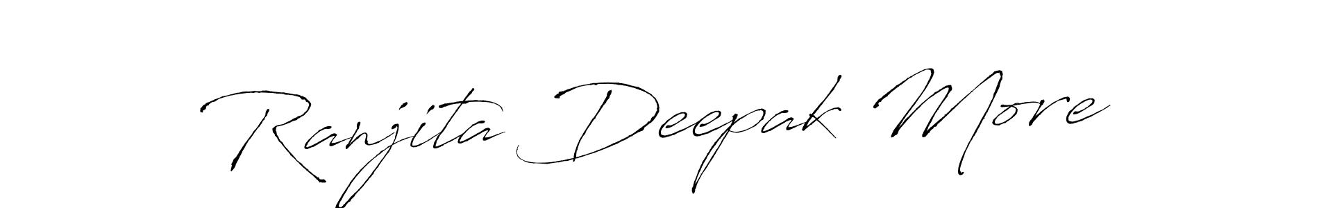 Make a beautiful signature design for name Ranjita Deepak More. Use this online signature maker to create a handwritten signature for free. Ranjita Deepak More signature style 6 images and pictures png