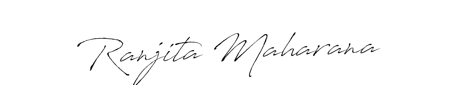 You should practise on your own different ways (Antro_Vectra) to write your name (Ranjita Maharana) in signature. don't let someone else do it for you. Ranjita Maharana signature style 6 images and pictures png