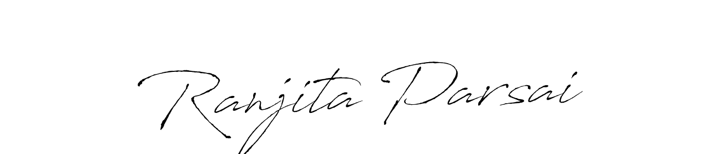 Use a signature maker to create a handwritten signature online. With this signature software, you can design (Antro_Vectra) your own signature for name Ranjita Parsai. Ranjita Parsai signature style 6 images and pictures png