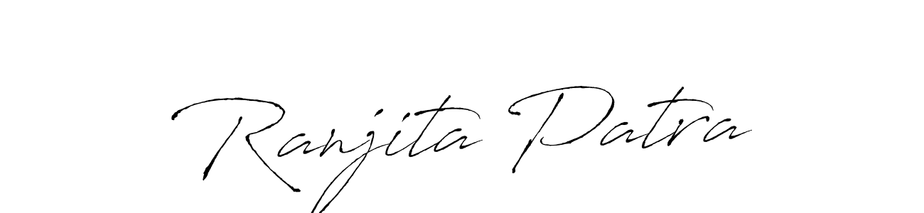 Ranjita Patra stylish signature style. Best Handwritten Sign (Antro_Vectra) for my name. Handwritten Signature Collection Ideas for my name Ranjita Patra. Ranjita Patra signature style 6 images and pictures png