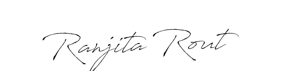 How to make Ranjita Rout signature? Antro_Vectra is a professional autograph style. Create handwritten signature for Ranjita Rout name. Ranjita Rout signature style 6 images and pictures png