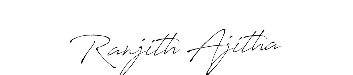 You should practise on your own different ways (Antro_Vectra) to write your name (Ranjith Ajitha) in signature. don't let someone else do it for you. Ranjith Ajitha signature style 6 images and pictures png