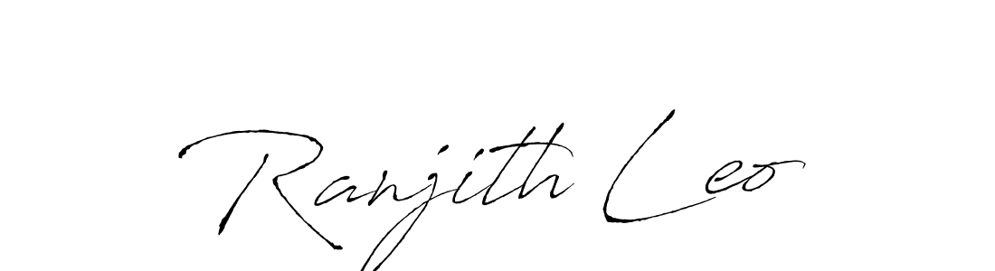 if you are searching for the best signature style for your name Ranjith Leo. so please give up your signature search. here we have designed multiple signature styles  using Antro_Vectra. Ranjith Leo signature style 6 images and pictures png