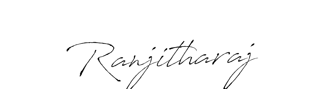 Use a signature maker to create a handwritten signature online. With this signature software, you can design (Antro_Vectra) your own signature for name Ranjitharaj. Ranjitharaj signature style 6 images and pictures png