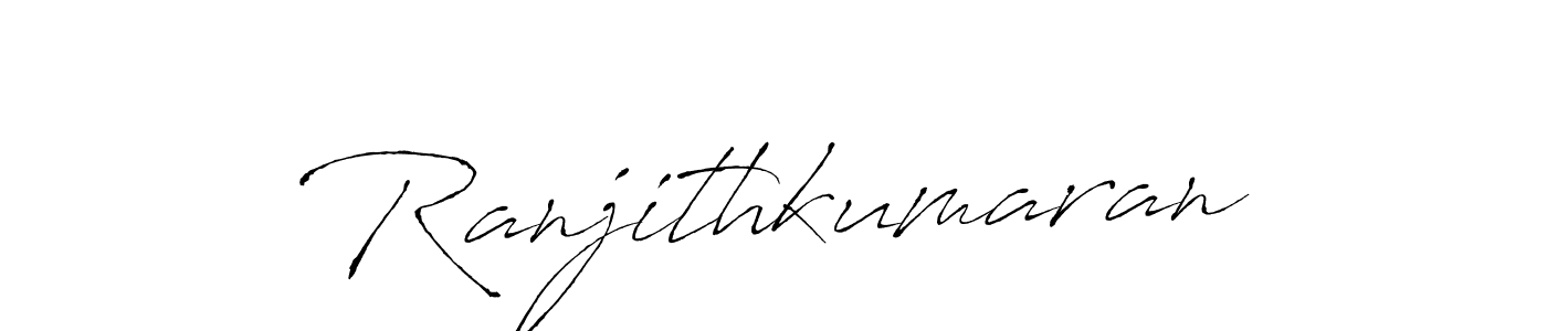 Create a beautiful signature design for name Ranjithkumaran. With this signature (Antro_Vectra) fonts, you can make a handwritten signature for free. Ranjithkumaran signature style 6 images and pictures png