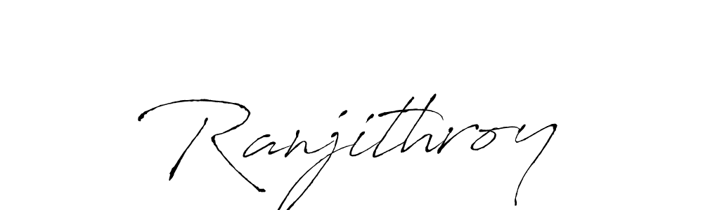 Design your own signature with our free online signature maker. With this signature software, you can create a handwritten (Antro_Vectra) signature for name Ranjithroy. Ranjithroy signature style 6 images and pictures png