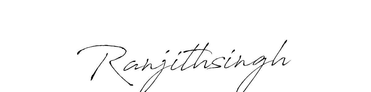 The best way (Antro_Vectra) to make a short signature is to pick only two or three words in your name. The name Ranjithsingh include a total of six letters. For converting this name. Ranjithsingh signature style 6 images and pictures png