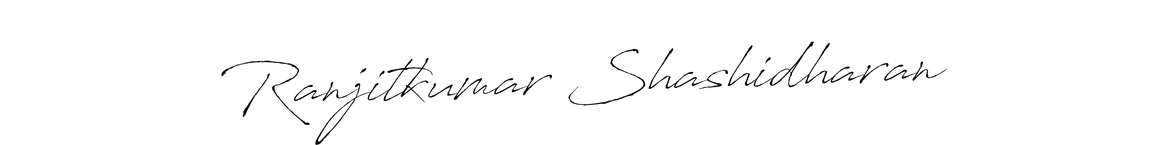Create a beautiful signature design for name Ranjitkumar Shashidharan. With this signature (Antro_Vectra) fonts, you can make a handwritten signature for free. Ranjitkumar Shashidharan signature style 6 images and pictures png