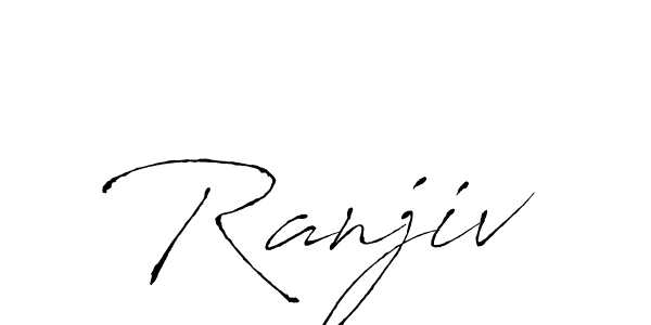 Make a beautiful signature design for name Ranjiv. With this signature (Antro_Vectra) style, you can create a handwritten signature for free. Ranjiv signature style 6 images and pictures png