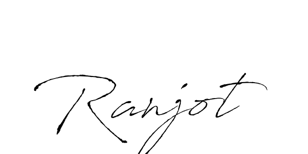 Also we have Ranjot name is the best signature style. Create professional handwritten signature collection using Antro_Vectra autograph style. Ranjot signature style 6 images and pictures png