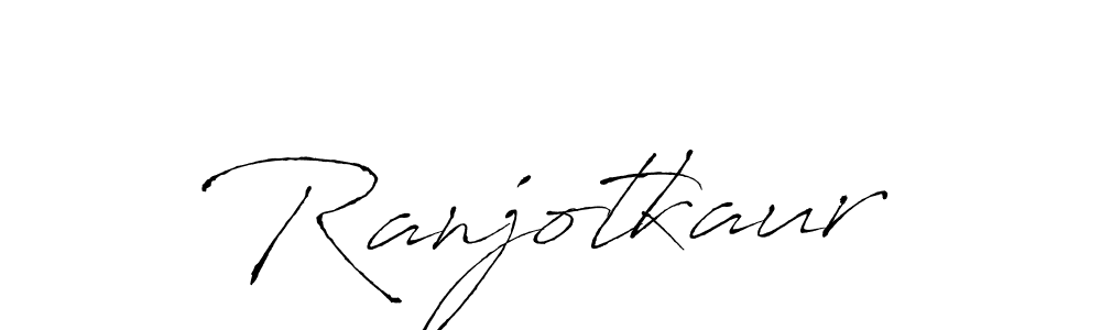 Make a beautiful signature design for name Ranjotkaur. With this signature (Antro_Vectra) style, you can create a handwritten signature for free. Ranjotkaur signature style 6 images and pictures png