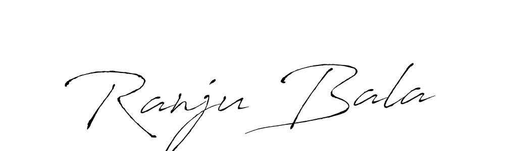 Create a beautiful signature design for name Ranju Bala. With this signature (Antro_Vectra) fonts, you can make a handwritten signature for free. Ranju Bala signature style 6 images and pictures png