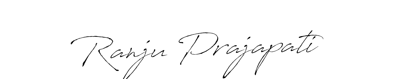 if you are searching for the best signature style for your name Ranju Prajapati. so please give up your signature search. here we have designed multiple signature styles  using Antro_Vectra. Ranju Prajapati signature style 6 images and pictures png