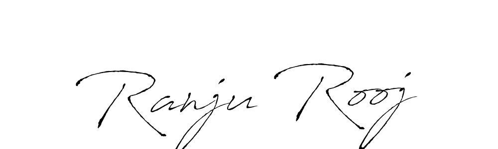 Ranju Rooj stylish signature style. Best Handwritten Sign (Antro_Vectra) for my name. Handwritten Signature Collection Ideas for my name Ranju Rooj. Ranju Rooj signature style 6 images and pictures png