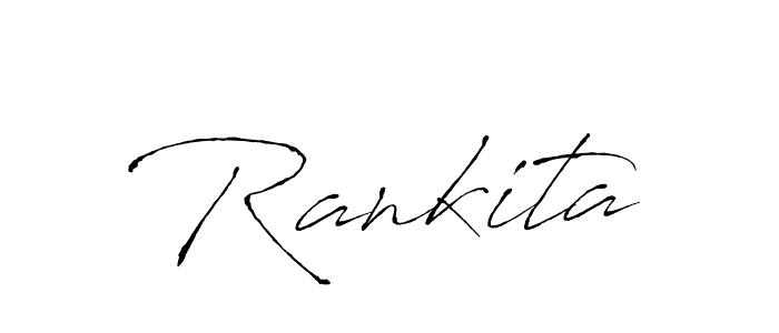 Rankita stylish signature style. Best Handwritten Sign (Antro_Vectra) for my name. Handwritten Signature Collection Ideas for my name Rankita. Rankita signature style 6 images and pictures png