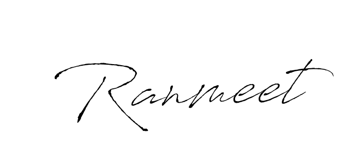 Ranmeet stylish signature style. Best Handwritten Sign (Antro_Vectra) for my name. Handwritten Signature Collection Ideas for my name Ranmeet. Ranmeet signature style 6 images and pictures png