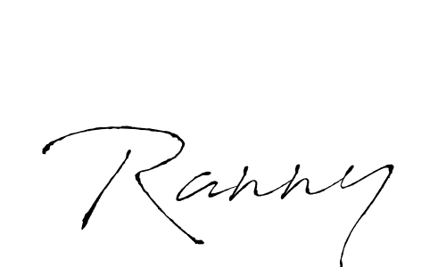Create a beautiful signature design for name Ranny. With this signature (Antro_Vectra) fonts, you can make a handwritten signature for free. Ranny signature style 6 images and pictures png